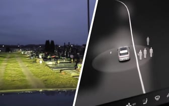 Брестский блогер показал в Instagram, как китайский электрокар «видит призраков» на кладбище — Видео