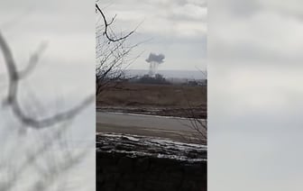 В сети появилось видео сбитого под Луганском самолета — Видео