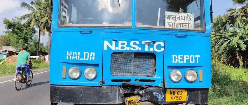 Госпитализация водителя мотоцикла после ДТП в Полоцке