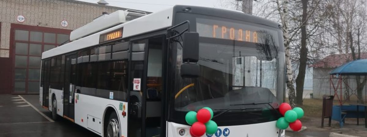 В автобусном парке Гродно появились новые троллейбусы