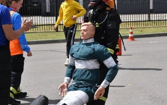 Определен сильнейший пожарный-спасатель в Брестской области