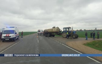 В Мостовском районе маршрутка с пассажирами врезалась в трактор — есть пострадавшие