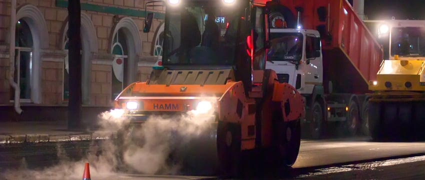 Объявление о ремонте придомовой территории в Витебске