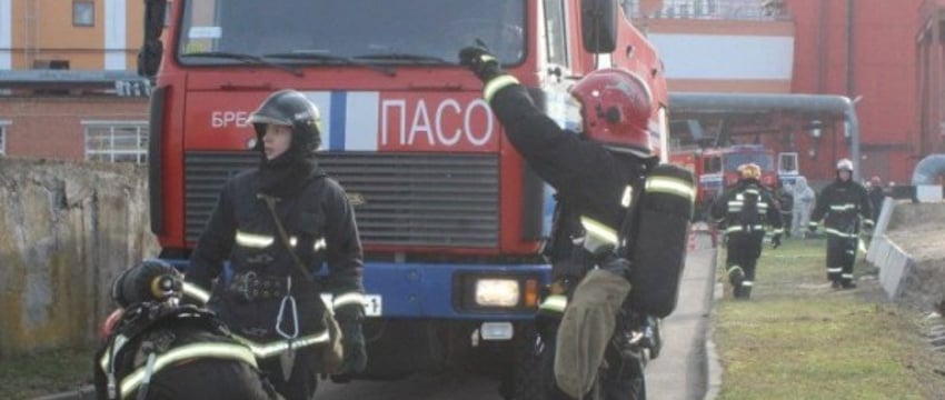 В Бресте спасатели успешно отработали сценарии чрезвычайной ситуации