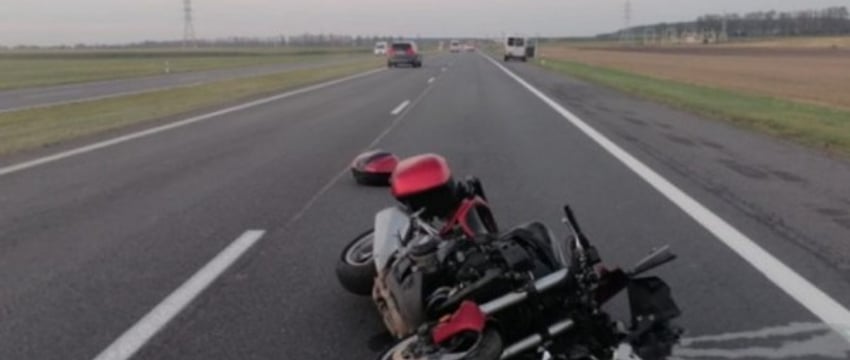 Мотоциклист врезался в иномарку в Барановичском районе