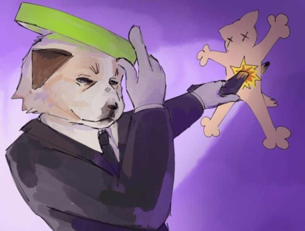 Маскот шуточного банка. Скриншот сайта