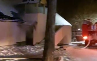 Сауна с людьми загорелась в санатории под Минском
