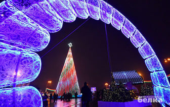 У главной елки Гомеля заработает ледовый каток