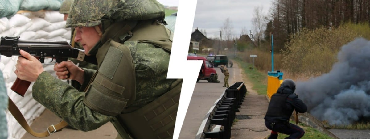 Под Гродно потренировались уничтожать диверсионные группы и перекрывать дороги — Фото