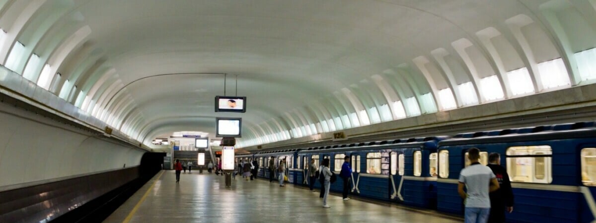 В Минске остановились поезда метро Московской линии