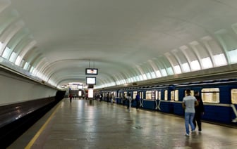 В Минске остановились поезда метро Московской линии