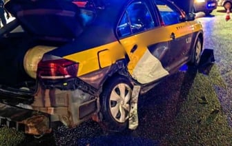 В Бресте водитель такси врезался в Mazda