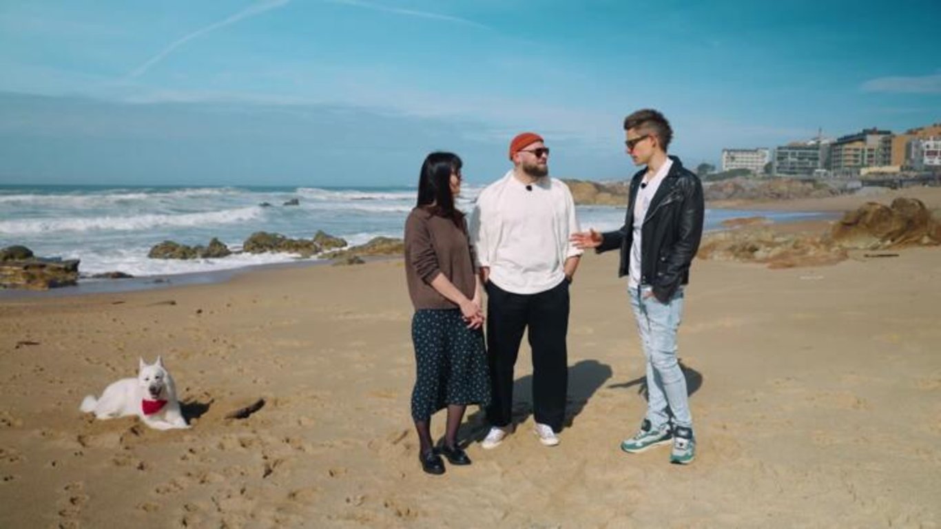 Вадим и Алеся Ключники в интервью Дудю. Скриншот: YouTube