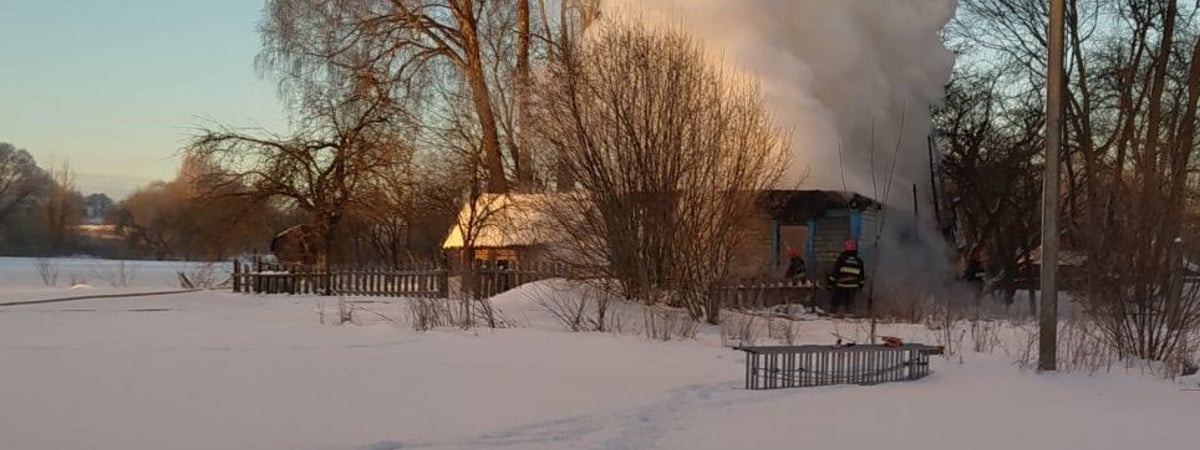 В Дятловском районе на пожаре погиб человек