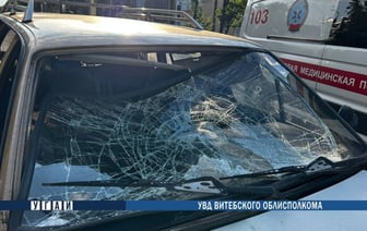 В Витебске легковушка сбила ребенка, выходившего из трамвая