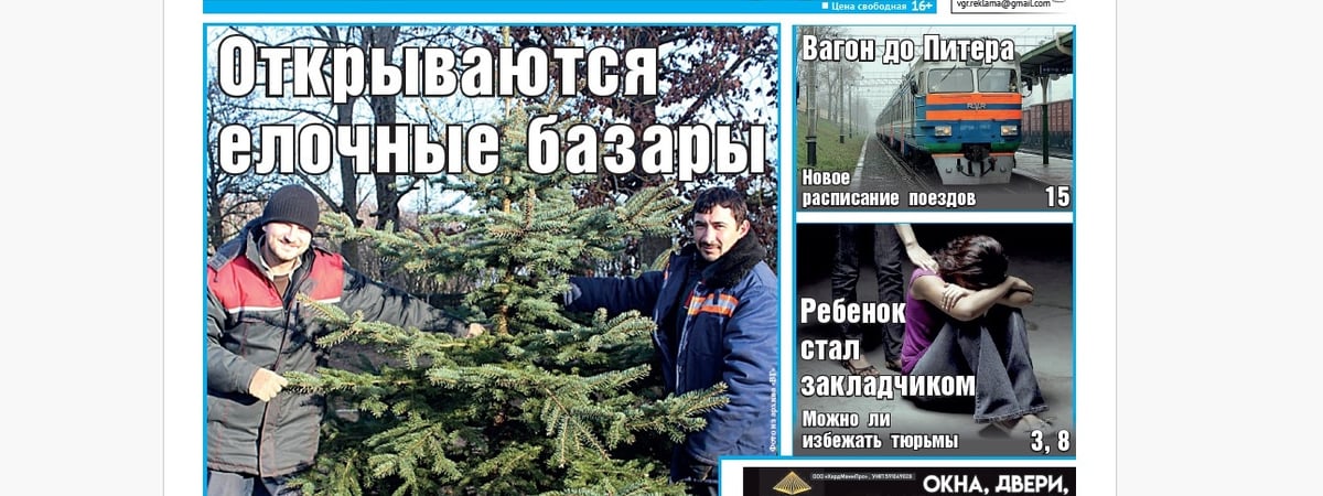 Где купить елку, что делать, если подросток связался с наркотиками и как не заболеть зимой — анонс свежего номера газеты «Вечерний Гродно»