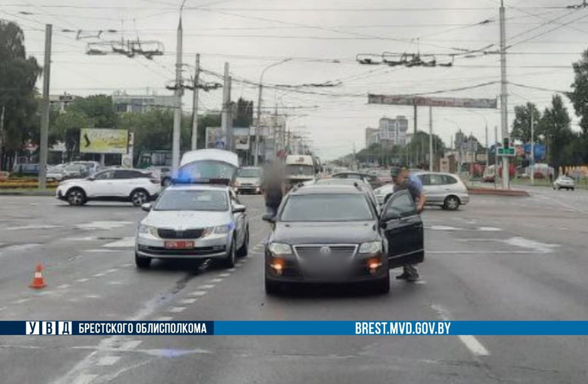 Утром в Бресте произошло два ДТП