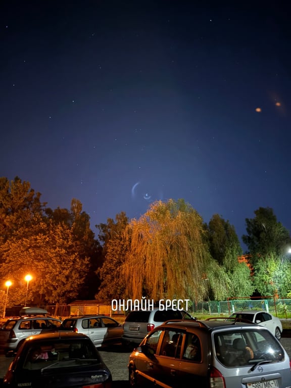 В небе над Брестом читатели наблюдали странный объект. Что это было?