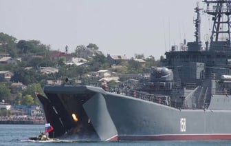 В Черном море подбит очередной российский корабль