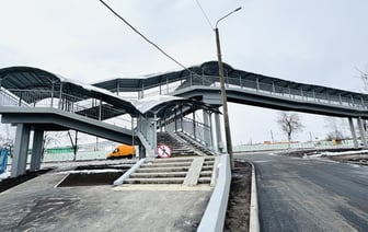 Пешеходный мост в центре Гомеля сдадут к Первомаю