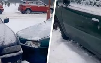 «Сосед хитростью использует услугу ГАИ Гродно и освобождает себе место на парковке»: посмотрите, какой способ придумал водитель BMW