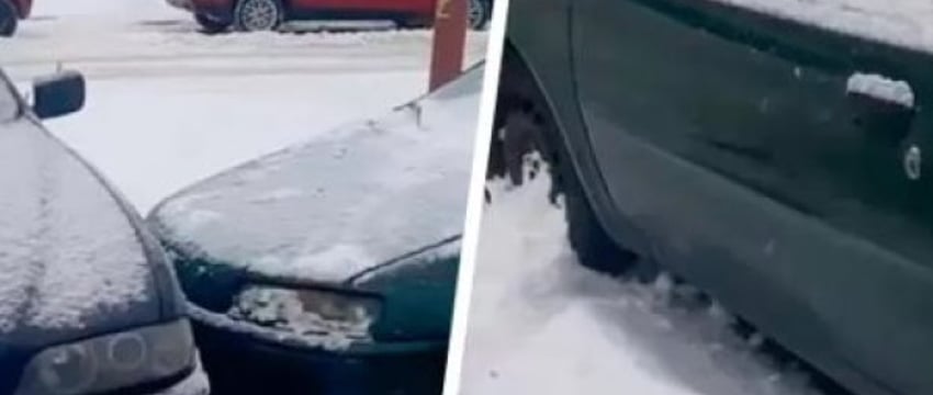 «Сосед хитростью использует услугу ГАИ Гродно и освобождает себе место на парковке»: посмотрите, какой способ придумал водитель BMW