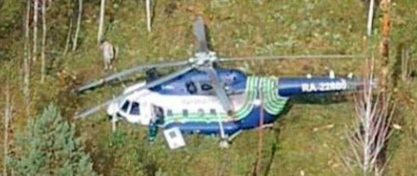 Пропавший вертолет Ми-8 нашли под Иркутском после жесткой посадки
