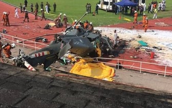10 человек погибли из-за столкновения вертолетов в Малайзии