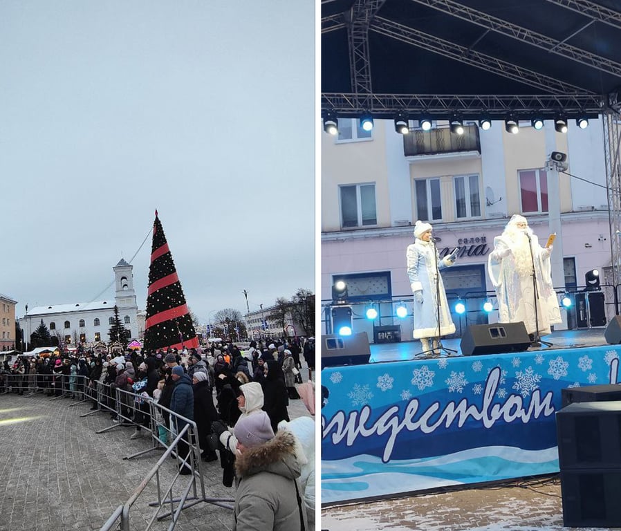 На площади Ленина в Бресте проходят праздничные мероприятия