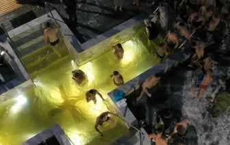 Более 750 желающих окунулись в купель на Крещение в 38-й Брестской отдельной гвардейской десантно-штурмовой бригаде