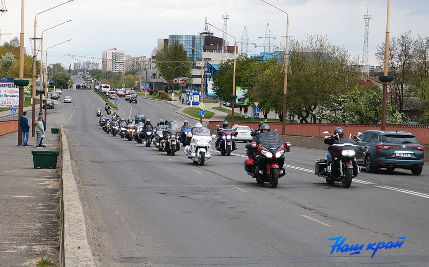 В Барановичах открыли мотосезон