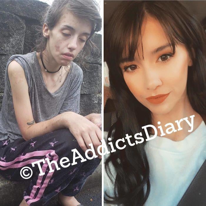 На фото показали людей, которые отказались от наркотиков и алкоголя