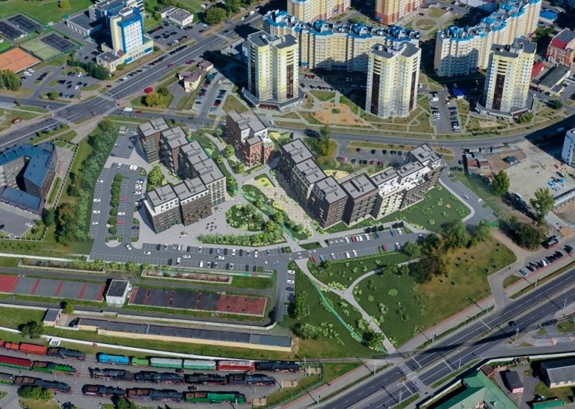 Квартал со встроенным детским садом может появиться вблизи Брестской крепости