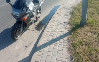 В Бресте травмирован мотоциклист - не справился с управлением