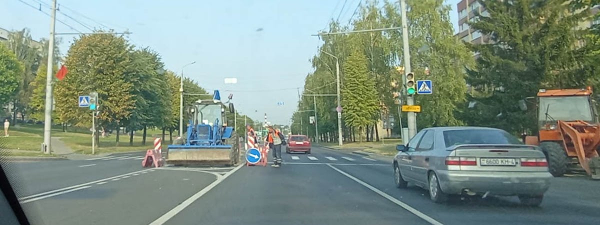 В Гродно на проспекте Янки Купалы несколько дней не будут работать светофоры