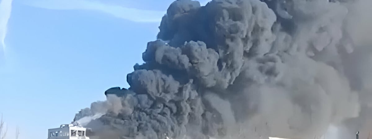 В России под Ростовом взорвался полиэфирный завод — Видео