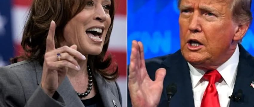 Дональд Трамп борется за внимание СМИ, пока Камала Харрис лидирует.