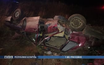 Компания молодежи на «ВАЗ-21099» разбилась под Витебском, погиб подросток