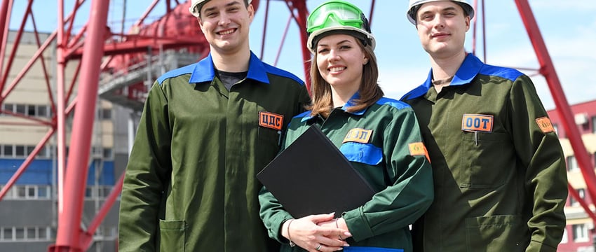 Работа целевиков на Гомельском химзаводе