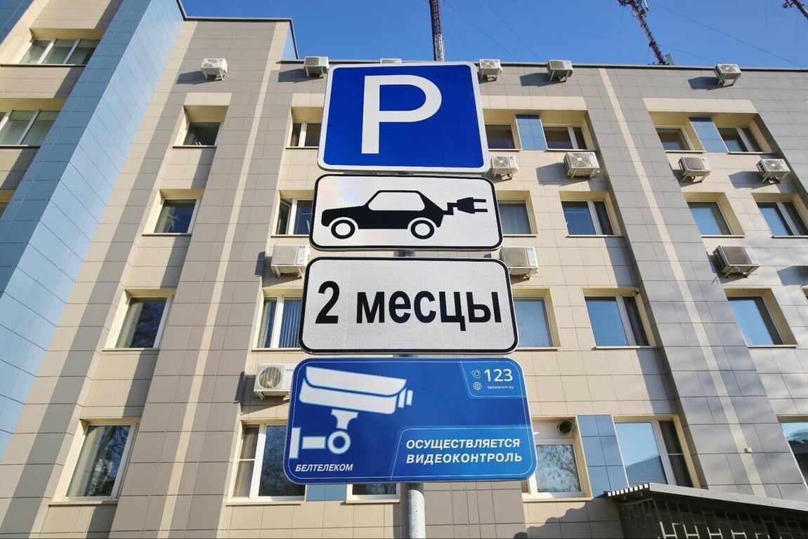 Житель Бреста организовал у дома самодельную «зарядную станцию» для электрокара