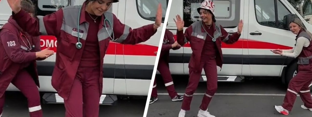 «Я так боролась, они ушли» — Бригада скорой из Добруша показала свой «коронный номер» для пациентов с паническими атаками — Видео