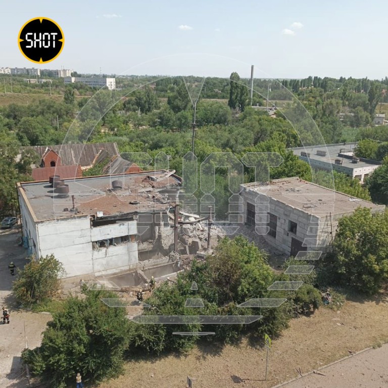 Последствия взрыва газа на насосной станции в Волгограде