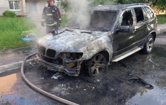 Пожар BMW X5 под Могилевом: причины и последствия