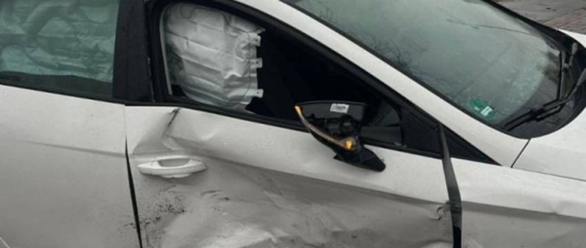 ДТП в Бресте: столкновение автомобилей «Seat» и «Honda»