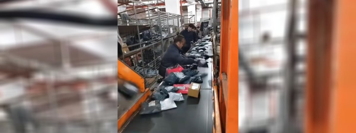 «А посуду также кидают?» — Видео сортировки посылок на китайской почте набрало 600 тыс. просмотров — Видео