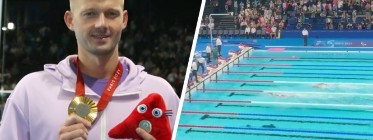 Белорусский паралипиец Бокий взял третье золото на играх в Париже — Видео