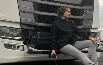 Белорусская медсестра управляет 20-тонной Scania: история молодой семьи на дальних дорогах Европы