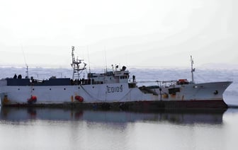 Российские военные корабли покинули базу в сирийском Тартусе