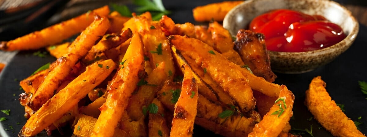 Как приготовить «картошку-фри» из тыквы? Этот сезонный рецепт полюбится всем, кто избегает вредного фастфуда — Полезно