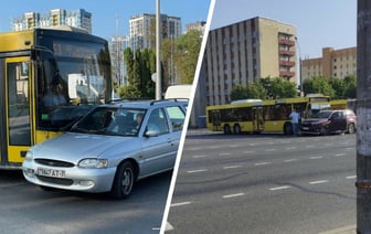 Два ДТП с одинаковым исходом. В Минске автобусы столкнулись с легковушками — Фото